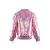 Lola And The Boys - Pink Stars Sequin Bomber Jacket