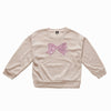 Petite Hailey - Sparkle Bow Sweatshirt