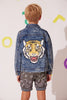 Lola And The Boys - Tiger Art Denim Jacket