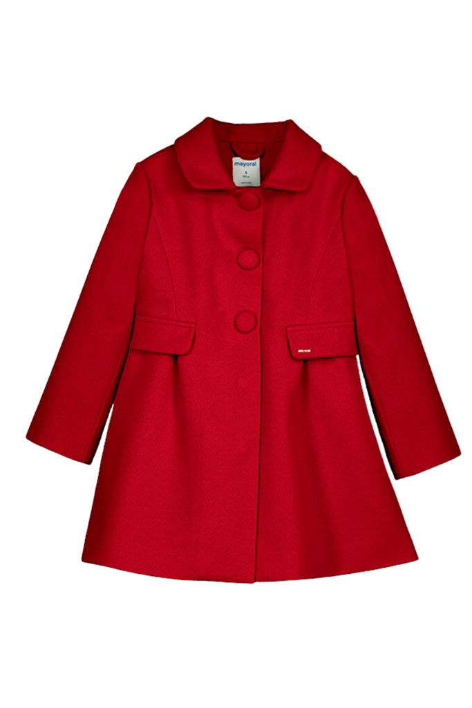 Red A-Line Coat