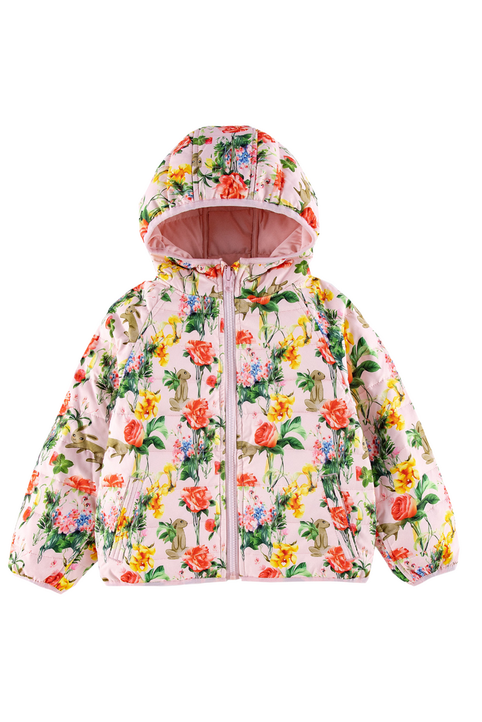 Calonie - Reversible Ryan Flower Puffer Jacket