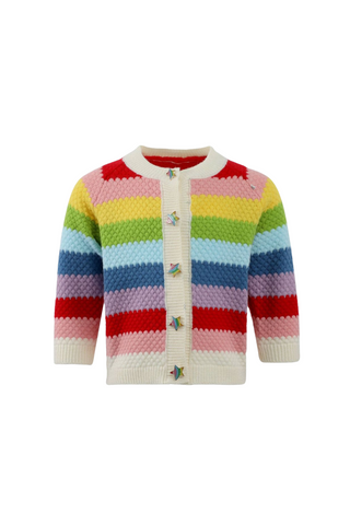 Lola And The Boys  - Rainbow Bright Knit Cardigan