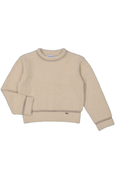 Sand Fuzzy Sweater