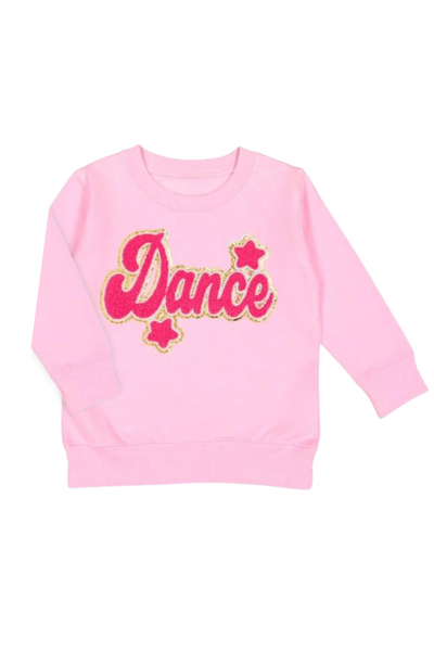 "Dance" Script Patch Sweatshirt