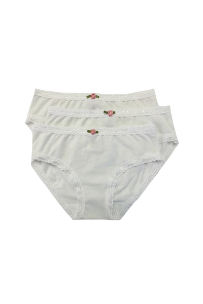 White 3 Panty Pack