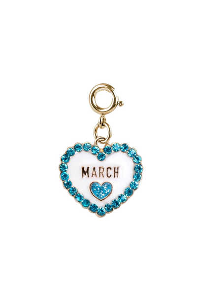 Gold March Birthstone Charm