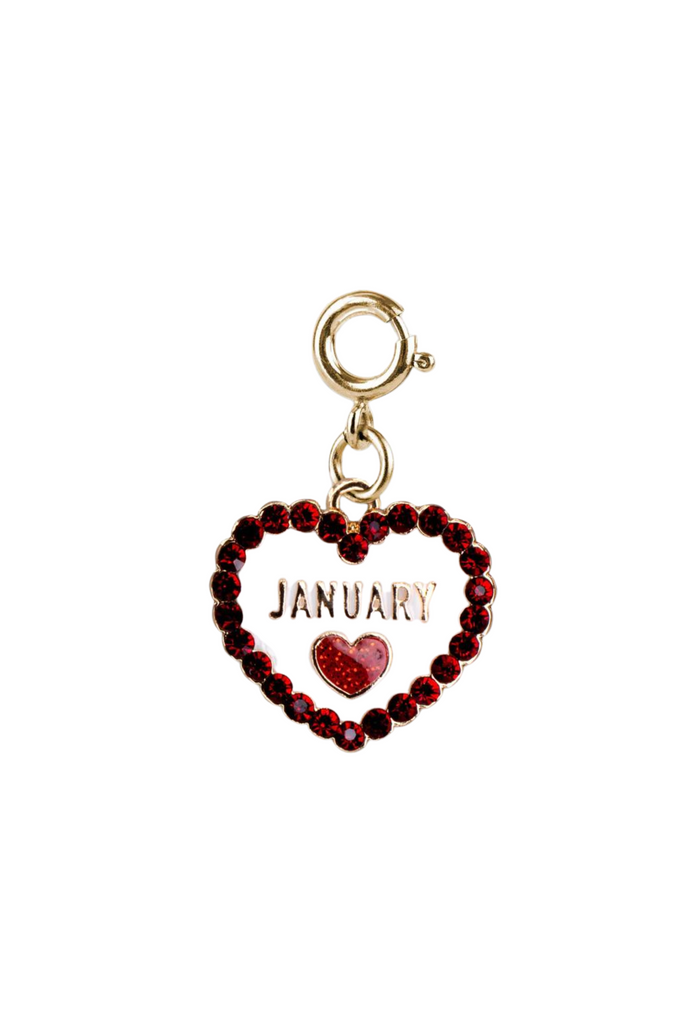 Gold January Birthstone Charm