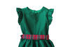 Susanne Lively - Green Holiday Plaid Sash Dress