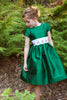 Susanne Lively - Wreath Trim Green Dress