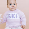 Pink "Ski" Sweater