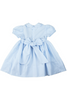 Blue Collared Smocked Dress