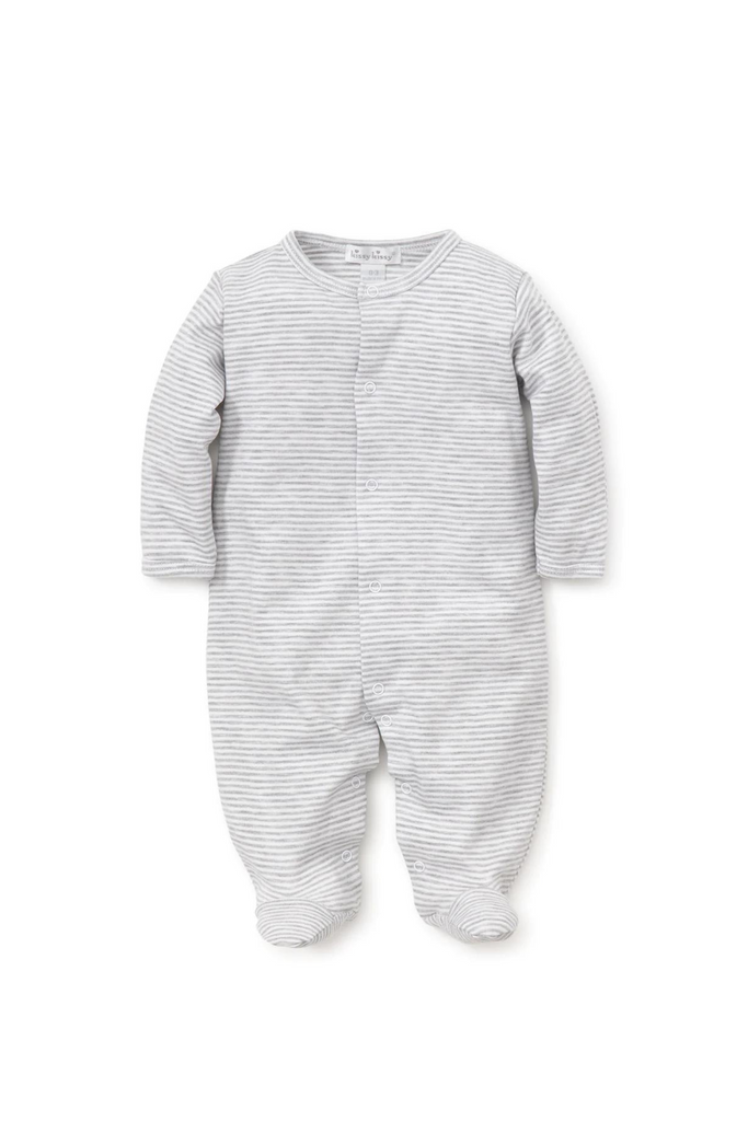 Gray Striped Footie