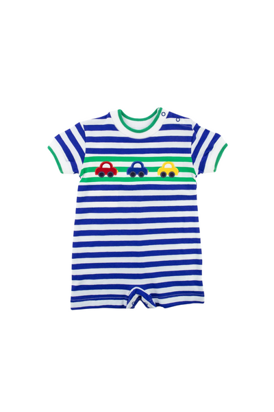 Cars Stripe Knit Shortall