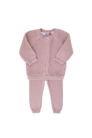 Pink Chunky Knit Set