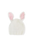 White Pink Bunny Hat