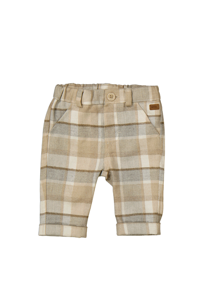 Brown Walnut Plaid Pants