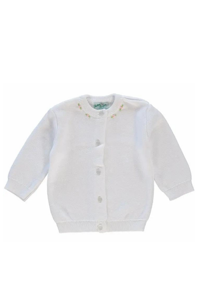 White Rosebuds Cardigan