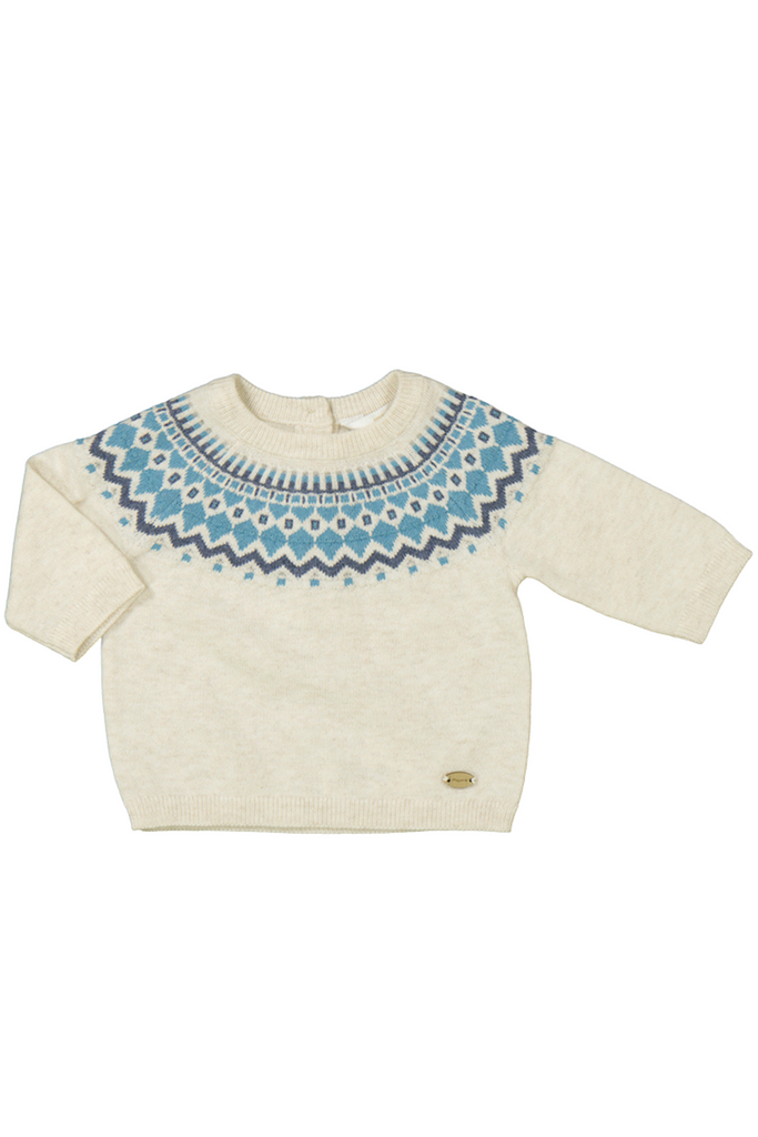 Jacquard Milk Sweater