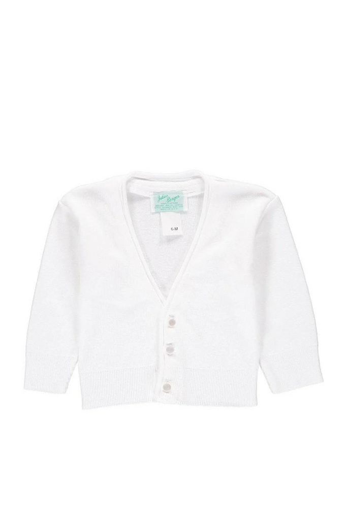 Infant Boy Cardigan - White