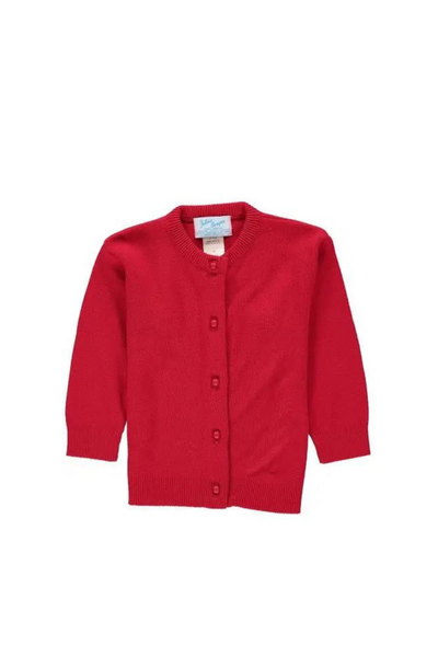 Basic Infant Cardigan - Red