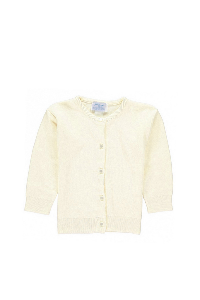 Basic Infant Cardigan - Ivory