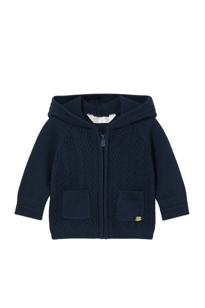 Blueberry Tricot Zip Jacket