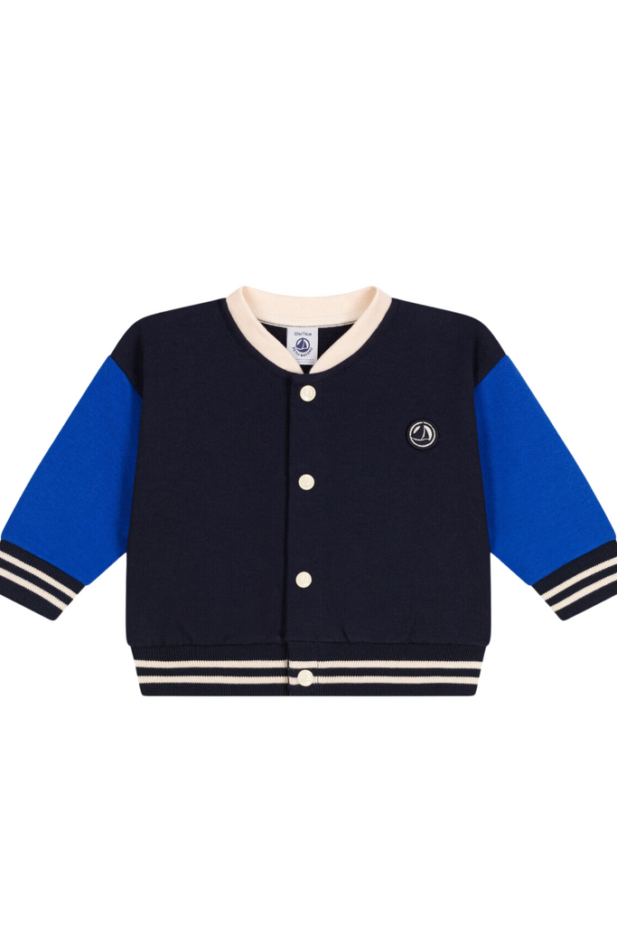 Petit Bateau - Navy Varsity Jacket