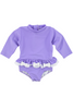 Bows Rash Guard Onesie Swimwear