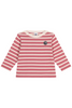 Petit Bateau - Pink Long Sleeve Striped Top