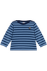 Petit Bateau - Blue Long Sleeve Striped Top