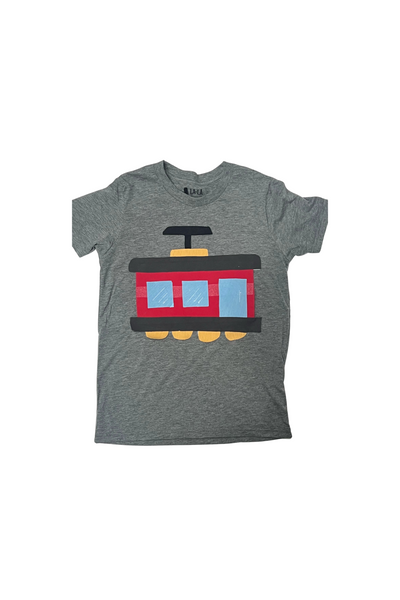 San Francisco Trolly Infant Tee - Gray