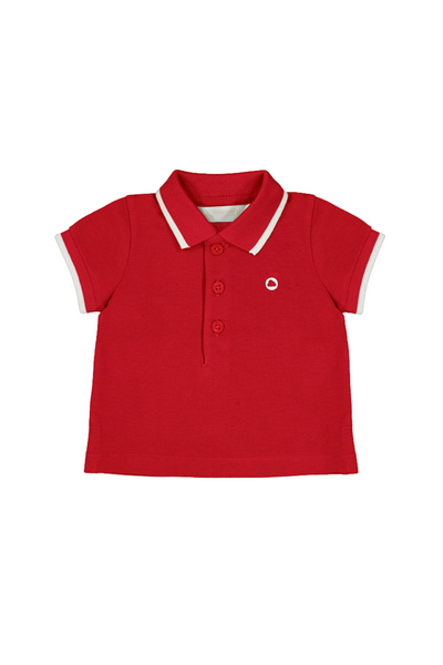 Red Short Sleeve Polo