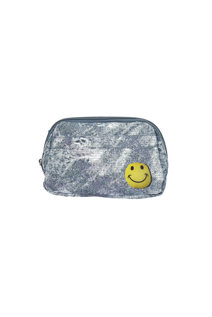 Denim Smile Waist Bag