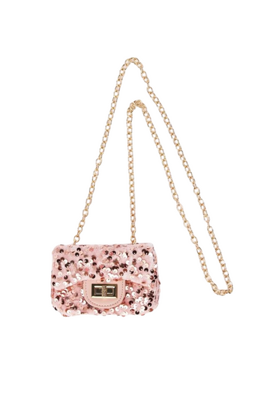 Sequin Purse - Pink