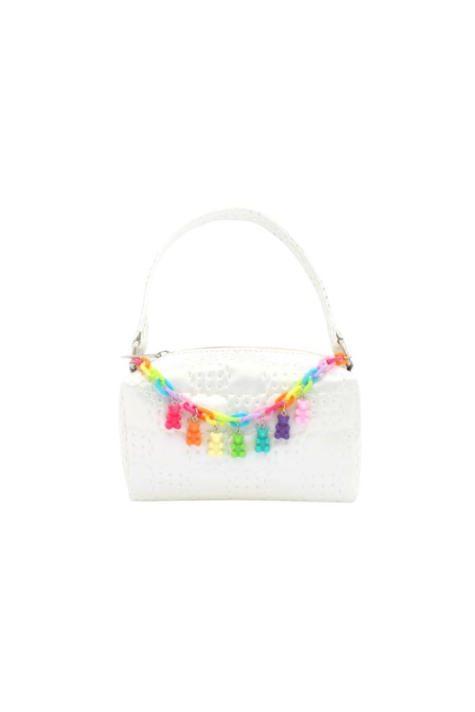 White Gummy Bear Link Chain Bag