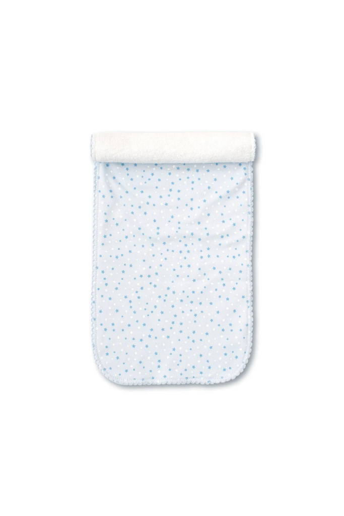 Superstar Burp Cloth On Blue