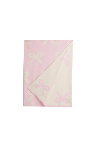 Pink Bow Nursery Blanket