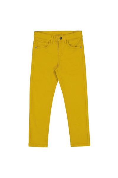 Basic Mustard Slim Fit Pant