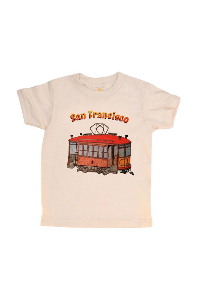 Natural San Francisco Street Car T-Shirt