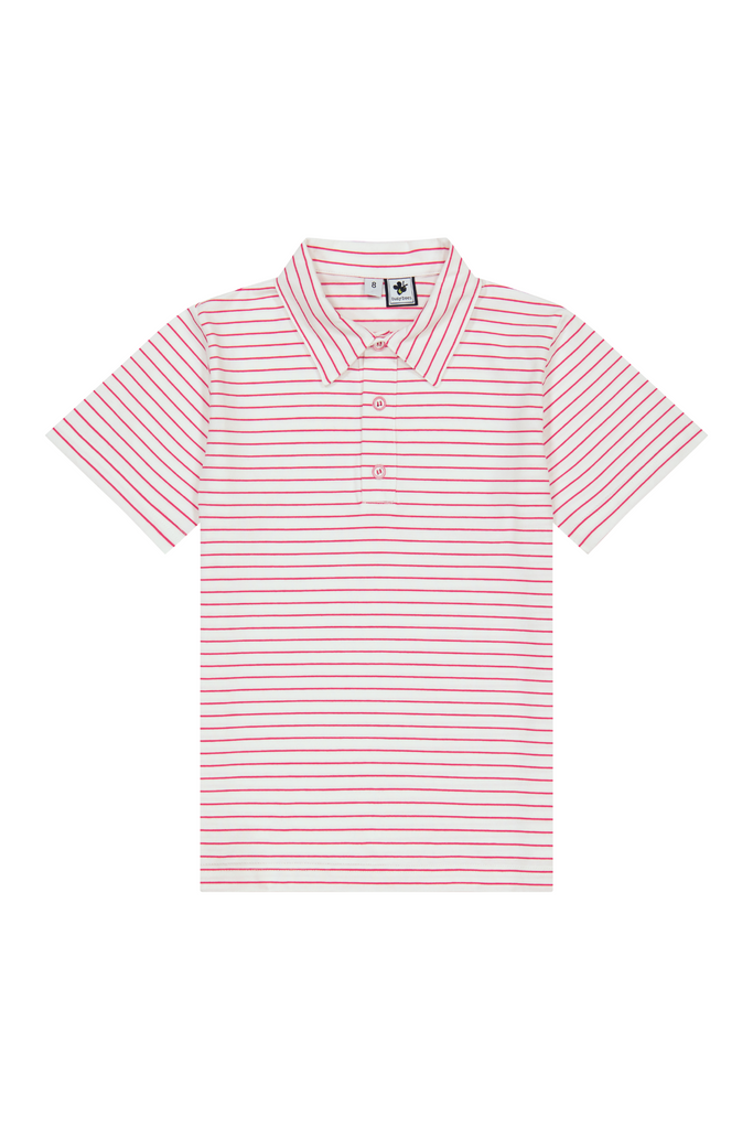 Red Stripe Polo