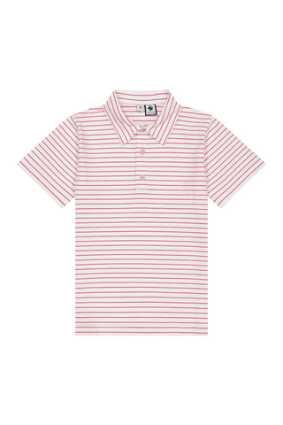 Red Stripe Polo