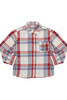 Red Long Sleeve Checked Shirt