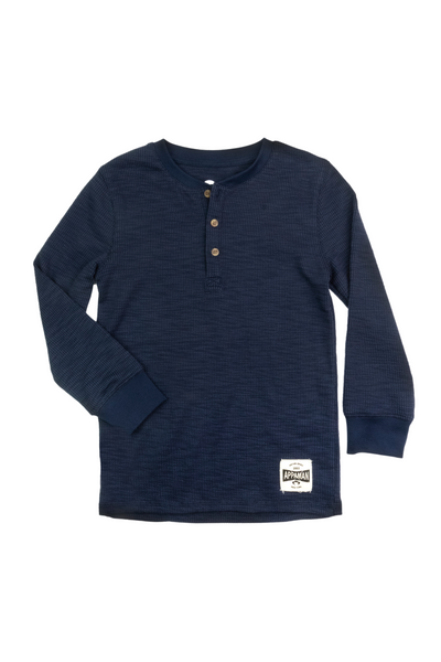 Indigo Craftsman Thermal Henley