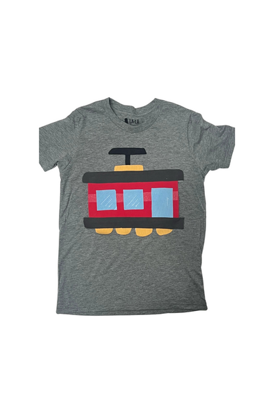 San Francisco Trolly Tee - Gray