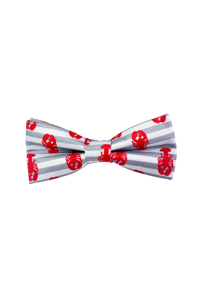 Lobster Stripe Bow Tie