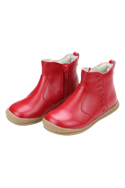 Marla Perforated Red Boot