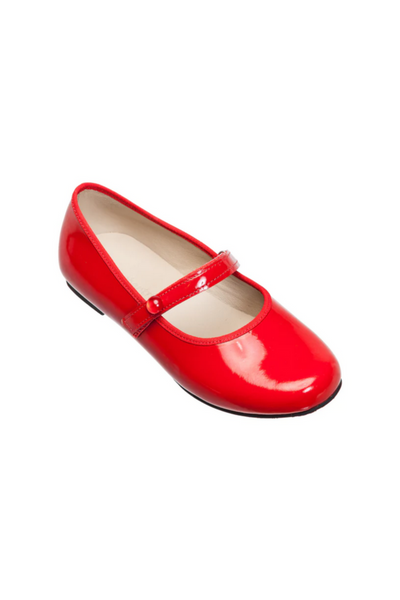 Princess Flat Red Patent