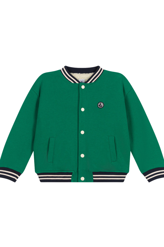 Petit Bateau - Green Varsity Jacket