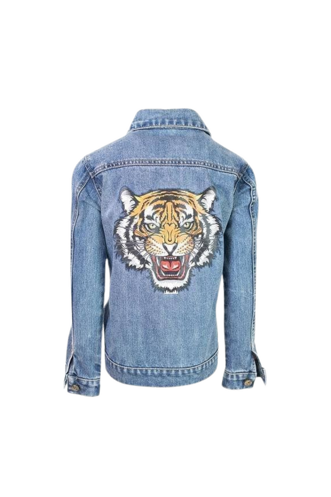 Lola And The Boys - Tiger Art Denim Jacket