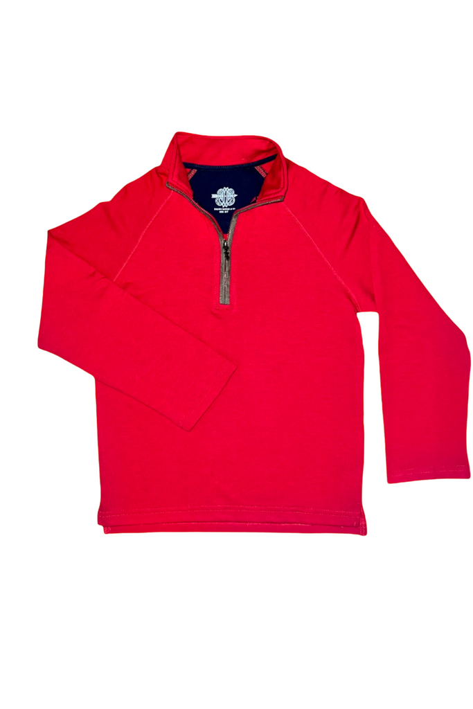 Brown Bowen - Rutledge Red Habersham Half Zip